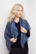 Load image into Gallery viewer, Ultrafine Lightweight Cashmere Scarf - Berry Blue
