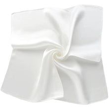 Load image into Gallery viewer, Timeless Ivory Pure Mulberry Silk Scarf Bandana