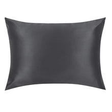 Load image into Gallery viewer, Grey Mulberry Silk Pillowcase – NZ Standard Size (Queen), Zip Closure