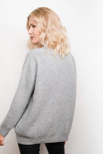 Load image into Gallery viewer, Luxe Relaxed Fit Cashmere Cardigan - Grey