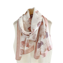 Load image into Gallery viewer, Dusky Rose Pure Mulberry Silk Extra Large Long Scarf