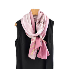 Load image into Gallery viewer, Magnolia Serenity Pure Mulberry Silk Extra Large Long Scarf
