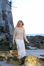 Load image into Gallery viewer, Everyday Luxe Cashmere V-Neck Sweater - Beige