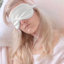 Load image into Gallery viewer, Silk Sleep Eye Mask - White - Lovesilk.co.nz
