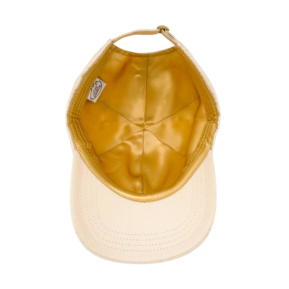 Silk-lined Essential Baseball Cap - Beige
