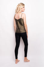 Load image into Gallery viewer, 100% Mulberry Silk Camisole - Pine Green