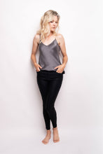 Load image into Gallery viewer, 100% Mulberry Silk Camisole - Shadow Grey