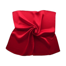Load image into Gallery viewer, Timeless Crimson Pure Mulberry Silk Scarf Bandana
