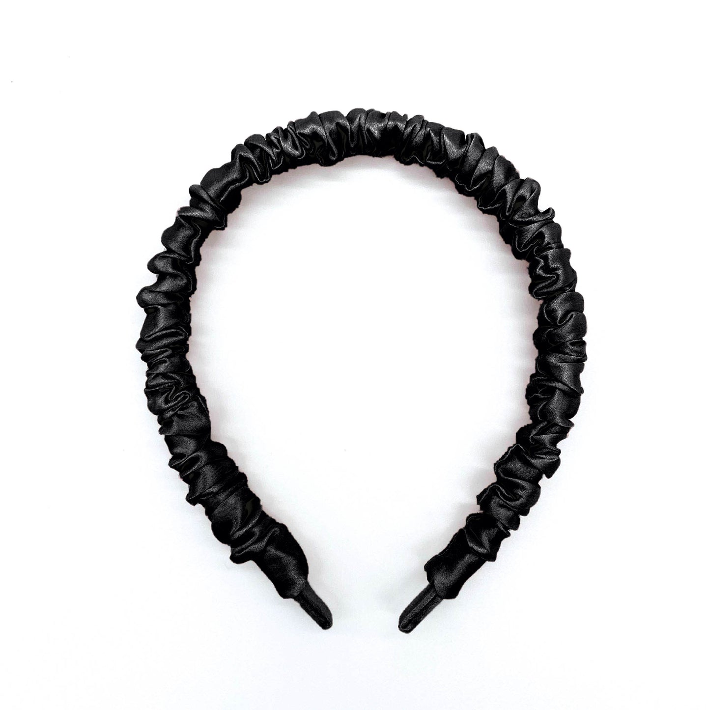 100% Mulberry Silk Scrunchie Headband - Champagne Gold - Lovesilk.co.nz