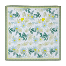 Load image into Gallery viewer, Morning Meadow Pure Mulberry Silk Square Scarf Bandana