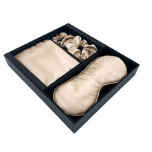 Load image into Gallery viewer, Silk Beauty Sleep Set - Champagne Gold - Lovesilk.co.nz
