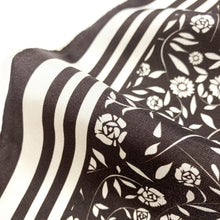 Load image into Gallery viewer, The Daisy Pure Mulberry Silk Scarf Brown
