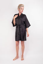 Load image into Gallery viewer, 100% Mulberry Silk Kimono Robe - Pink