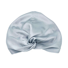 Load image into Gallery viewer, Silk Sleep Cap for Women Hair Care Natural Silk Double Layer Bonnet - Pearl River Grey - One Size Fits Most - Lovesilk.co.nz
