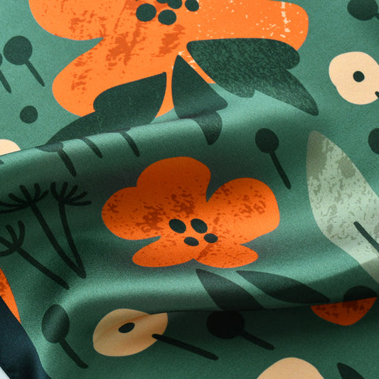 The Wildflowers - Mulberry Silk Bandana - Lovesilk.co.nz
