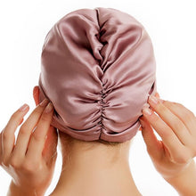 Load image into Gallery viewer, Silk Sleep Cap for Women Hair Care Natural Silk Night Bonnet - LOVESILK NZ