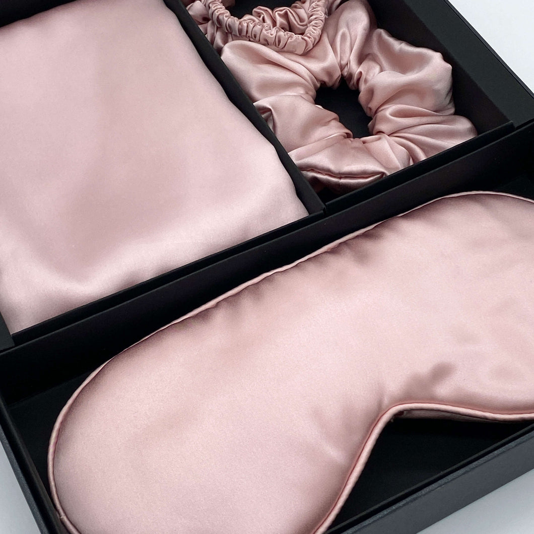 Silk Beauty Sleep Set - Sweet Pink - Lovesilk.co.nz
