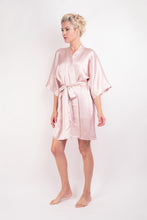Load image into Gallery viewer, 100% Mulberry Silk Kimono Robe - Pink