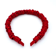 Load image into Gallery viewer, 100% Mulberry Silk Headband for Women - Red - Lovesilk.co.nz