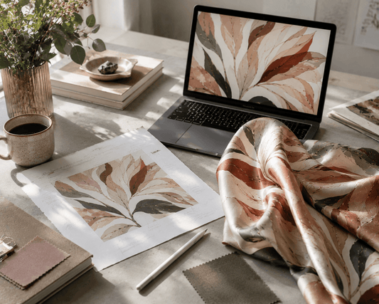 Briefing a custom silk scarf project