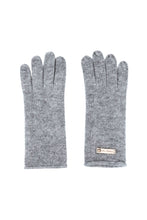 Load image into Gallery viewer, Cashmere Fine Knit Gloves - Grey
