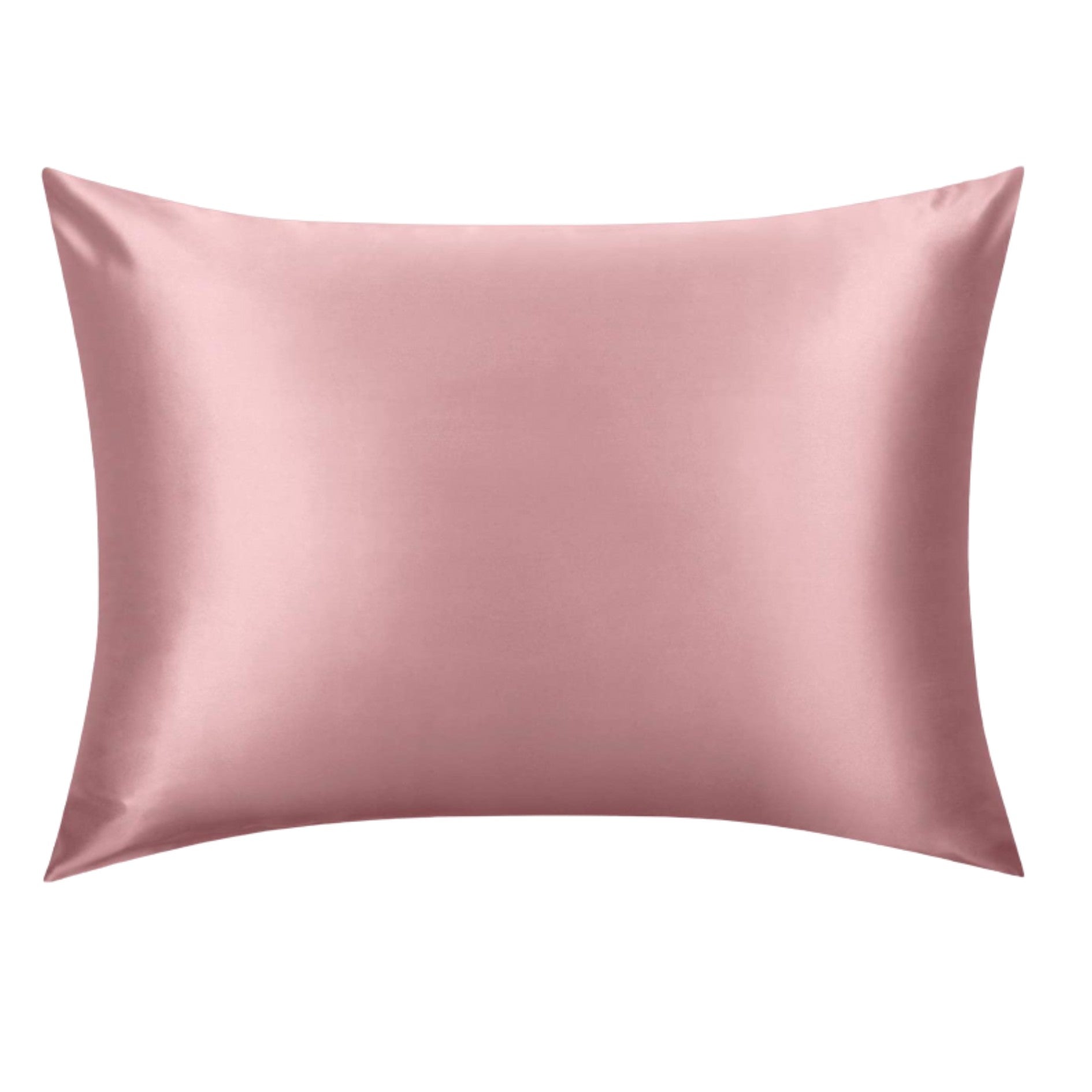 Pink mulberry silk pillowcase with envelope closure, NZ queen size – LS Silk NZ