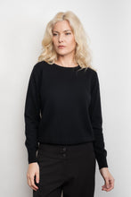 Load image into Gallery viewer, Classic Ribbed Cashmere Crewneck Sweater - Grey
