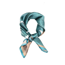 Load image into Gallery viewer, Green Dynasty Pure Mulberry Silk Scarf Bandana

