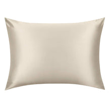 Load image into Gallery viewer, Champagne Gold  Silk Pillowcase - King - Zip Closure
