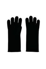 Load image into Gallery viewer, Cashmere Fine Knit Gloves - Black
