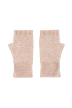 Load image into Gallery viewer, Cashmere Fingerless Gloves Mittens - Cream
