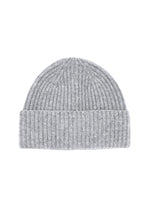 Load image into Gallery viewer, Classic Cashmere Striped Beanie - Grey
