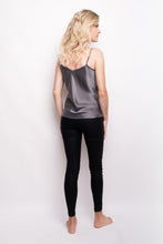 Load image into Gallery viewer, 100% Mulberry Silk Camisole - Shadow Grey
