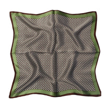 Load image into Gallery viewer, Netted Circles Pure Mulberry Silk Scarf Bandana
