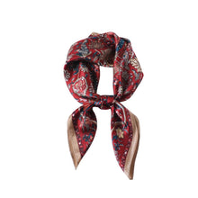 Load image into Gallery viewer, Tree of Silk Pure Mulberry Silk Square Scarf Bandana
