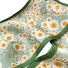 Load image into Gallery viewer, Daisy Day Pure Mulberry Silk Long Scarf Silk Twilly
