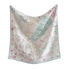 Load image into Gallery viewer, Secret Meadow Pure Mulberry Silk Square Scarf Bandana
