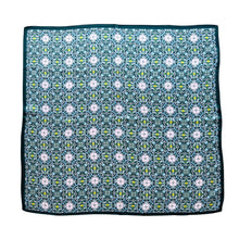 Load image into Gallery viewer, Daisy Mirage Pure Mulberry Silk Square Scarf Bandana
