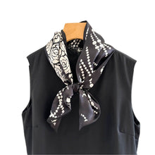 Load image into Gallery viewer, Pearls &amp; Petals Pure Mulberry Silk Long Scarf
