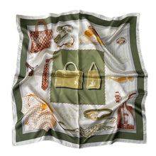 Load image into Gallery viewer, Chic Shopper Silk Square Pure Mulberry Silk Scarf Bandana
