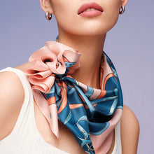 Load image into Gallery viewer, Sunlit Tapestry Pure Mulberry Silk Scarf Bandana
