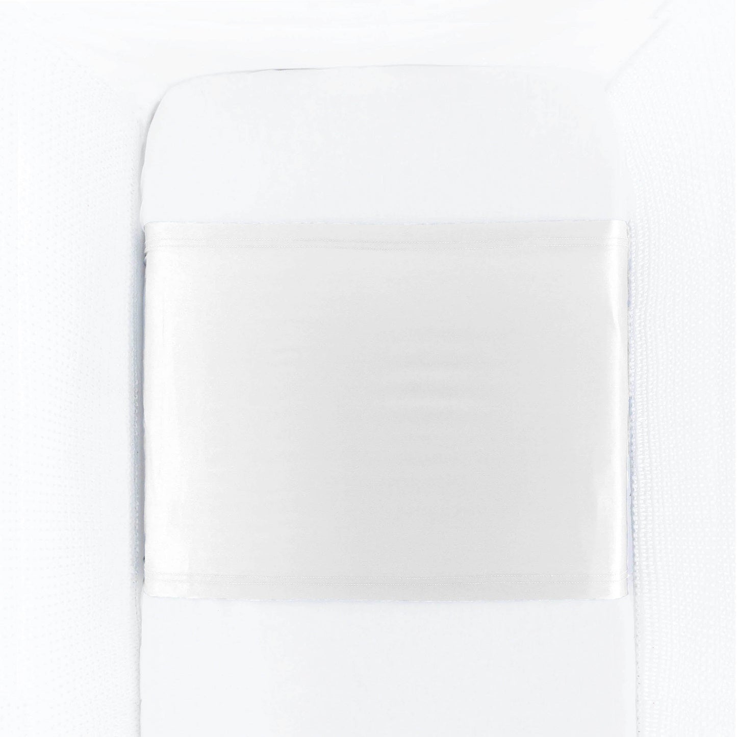 Ivory white mulberry silk cot mattress sleeve on baby mattress – LS Silk NZ