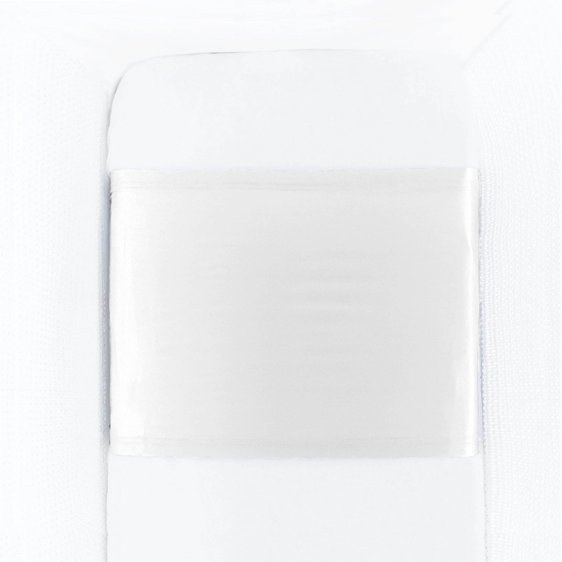 Ivory white mulberry silk cot mattress sleeve on baby mattress – LS Silk NZ