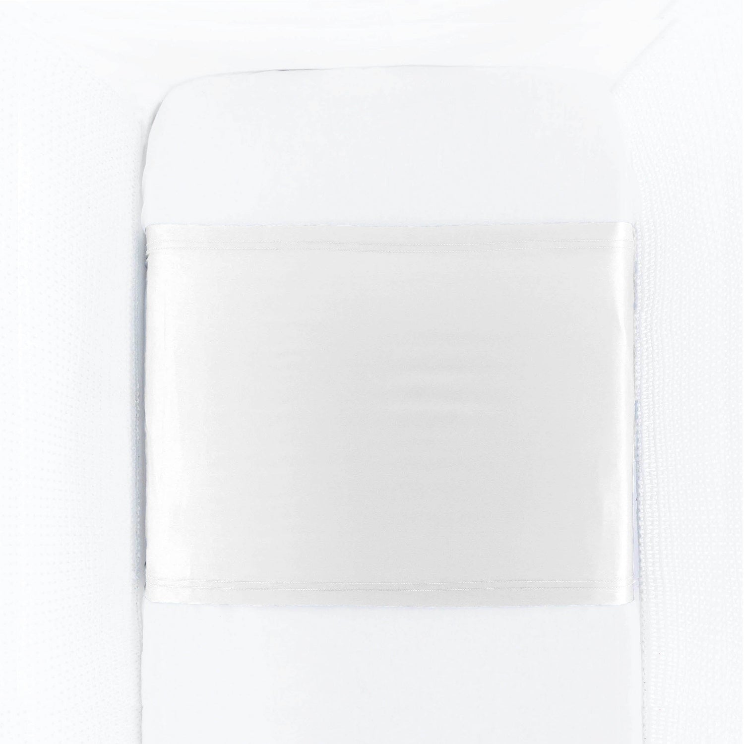 Ivory white mulberry silk cot mattress sleeve on baby mattress – LS Silk NZ