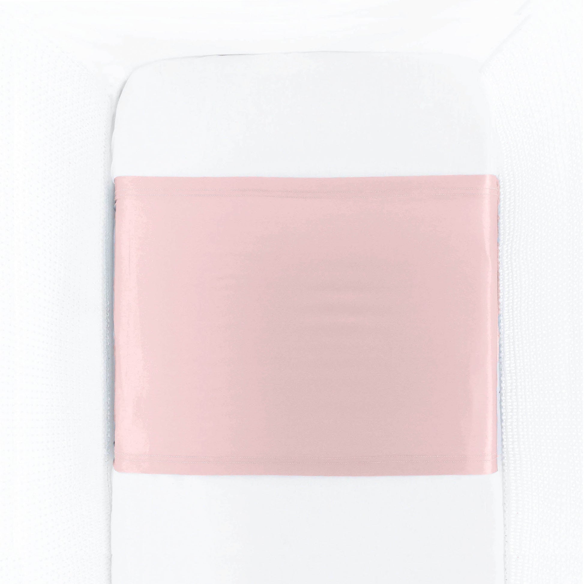 Pink mulberry silk cot mattress sleeve on baby mattress – LS Silk NZ