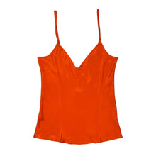 Load image into Gallery viewer, 100% Mulberry Silk Camisole - Opulent Orange

