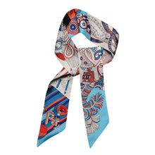 Load image into Gallery viewer, The Enigmatic Silk Twilly Scarf Pure Mulberry Silk Skinny Scarf

