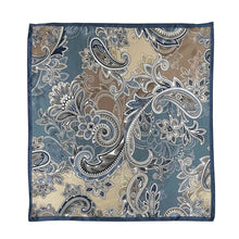 Load image into Gallery viewer, Artistic Floral Pure Mulberry Silk Scarf Bandana

