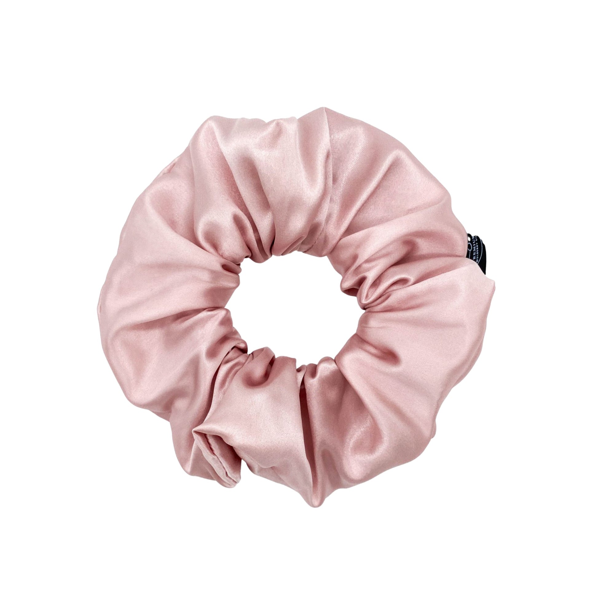 Premium Mulberry Silk Scrunchie - Champagne Gold - Extra Large - Lovesilk.co.nz