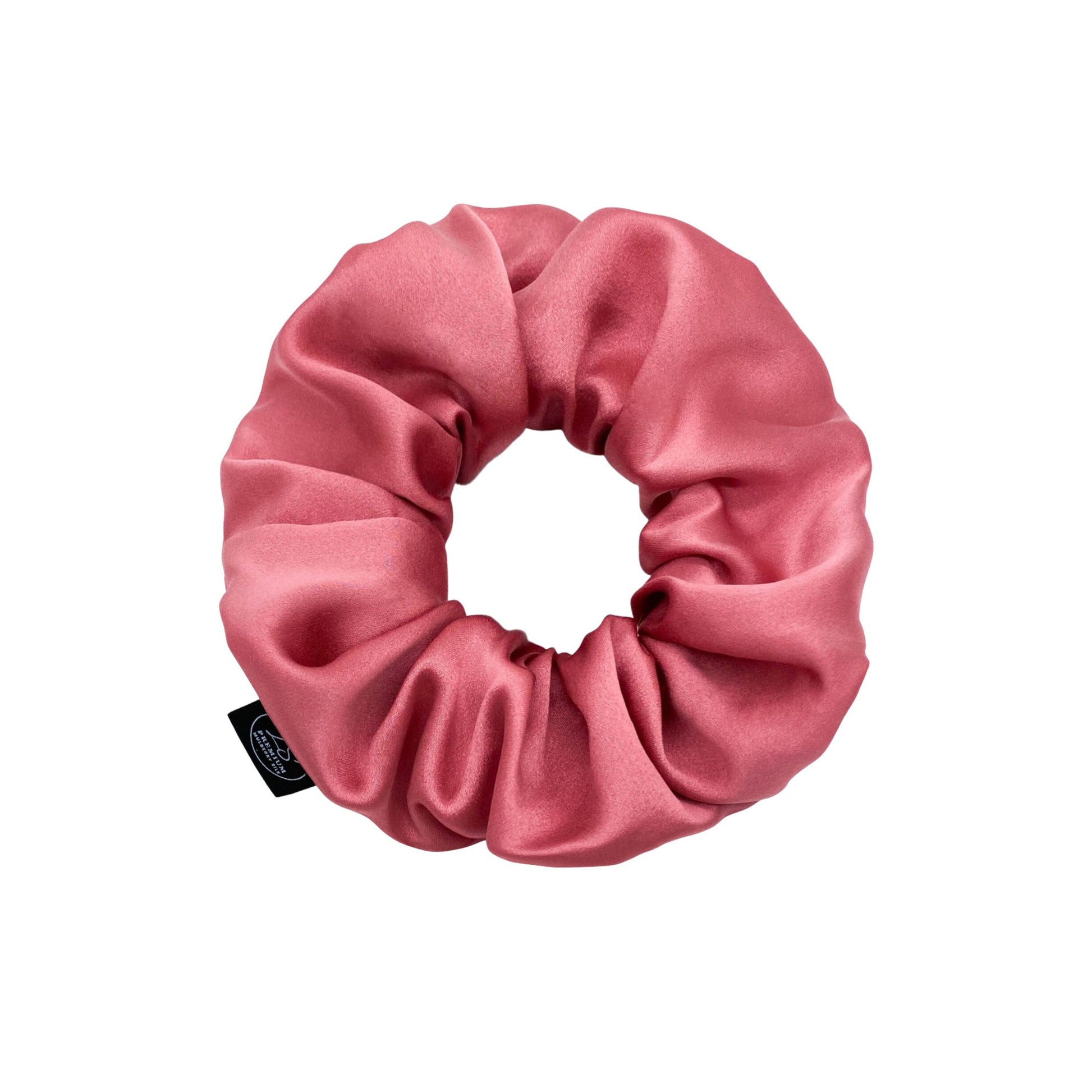 Premium Mulberry Silk Scrunchie - Pink - Extra Large - Lovesilk.co.nz